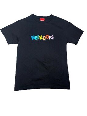 Full Send Nelk Boys Rainbow Letters T-Shirt Size Adult Small